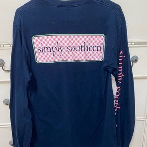 Barely Worn Long Sleeve Simply Southern Shirt